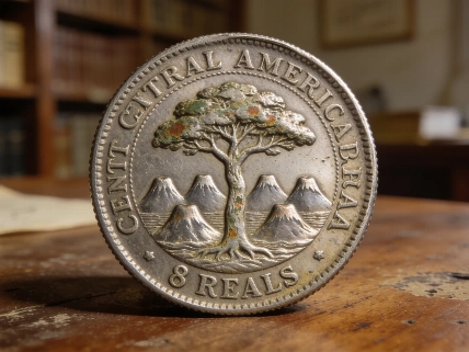 How the 1824 Central American 8 Reales Outlived Its Republic Currency Information
