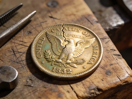 Cracked Die Makes 1832 Large Letters Half Dollar a Collector Standout Currency Information