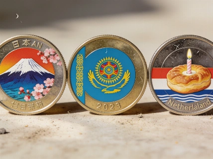 New commemorative coins mark milestones in Japan, Kazakhstan, and the Netherlands Currency Information