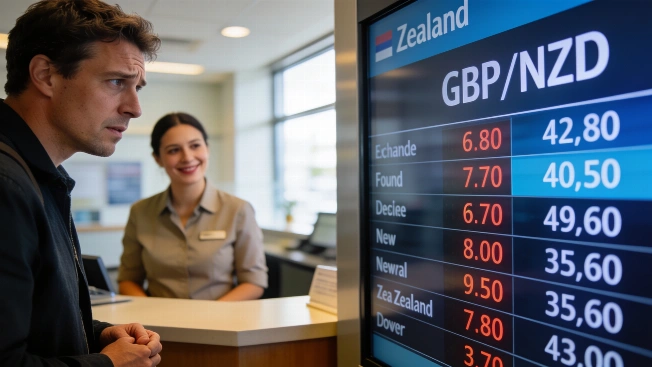 Pound Drops Against New Zealand Dollar as Rate Support Shifts Currency Information