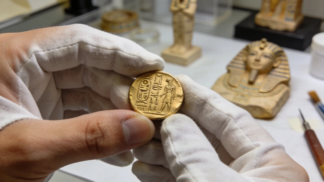 Egypt's Only Ancient Coin With Hieroglyphs Marks End of Native Rule Currency Information