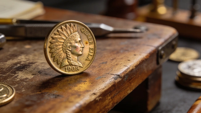 1908 Indian Quarter Eagle in Rare MS-67 Grade Set for Auction Currency Information