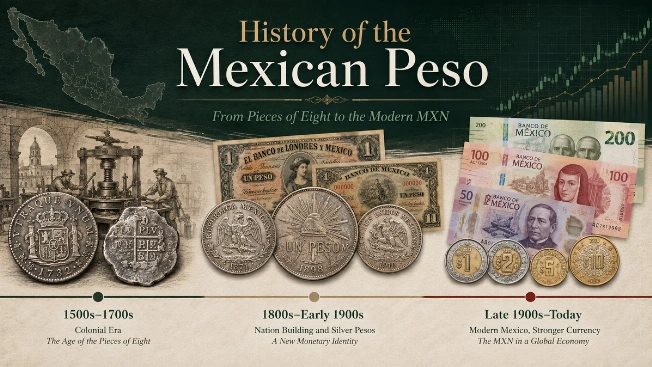History of the Mexican Peso: From Pieces of Eight to the Modern MXN Currency Information