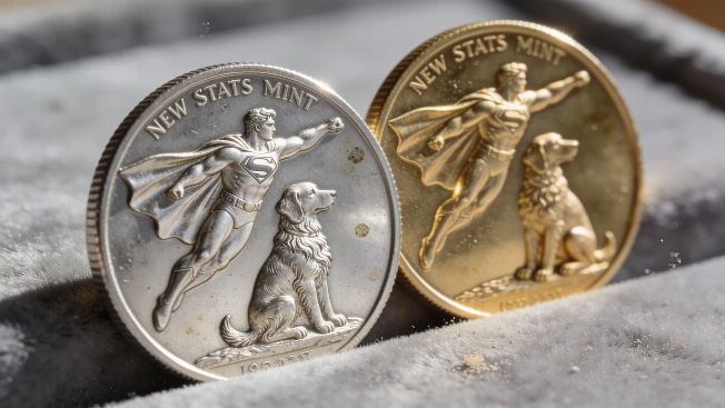 Supergirl silver and gold coins set for US Mint release Currency Information