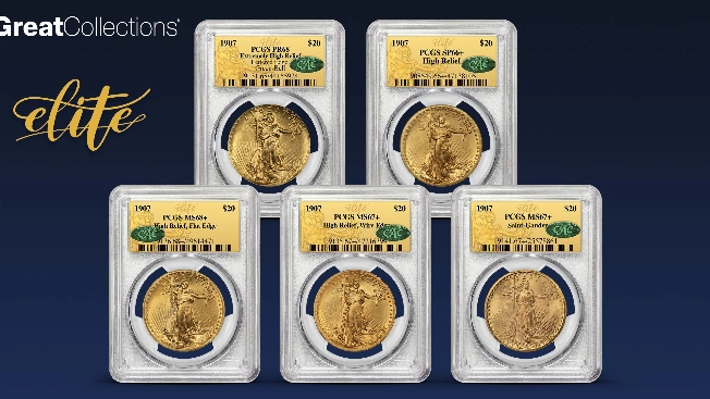 Five Rare 1907 Saint-Gaudens Double Eagles Set for $7 Million Display Currency Information